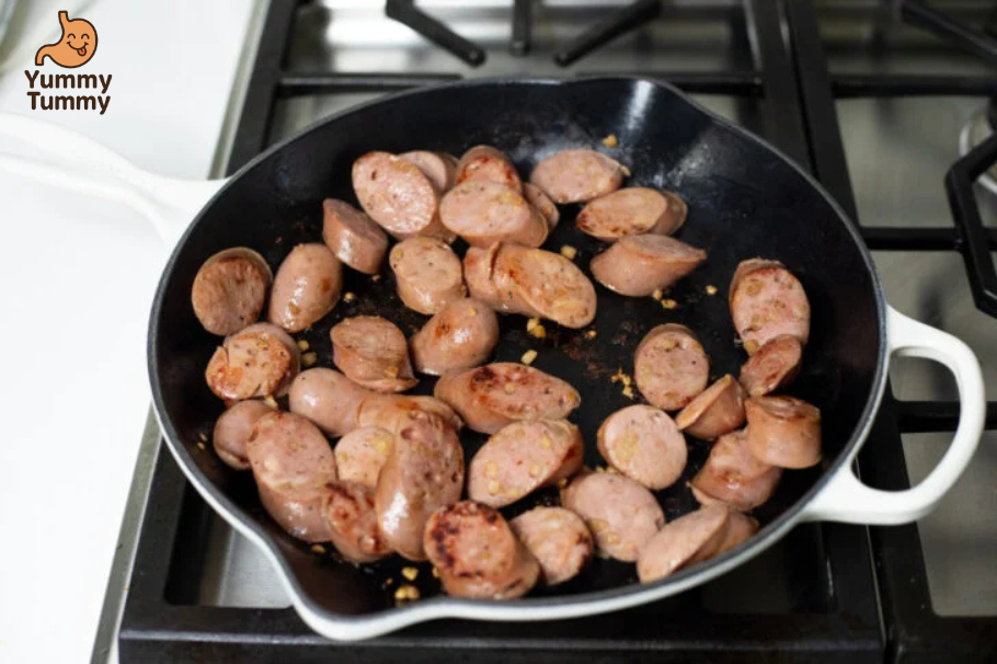 Delicious Apple Chicken Sausage Skillet 3 Delicious Apple Chic