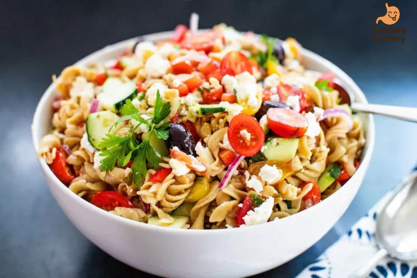 Greek Pasta Salad Recipe 2 Greek Pasta Salad Recipe