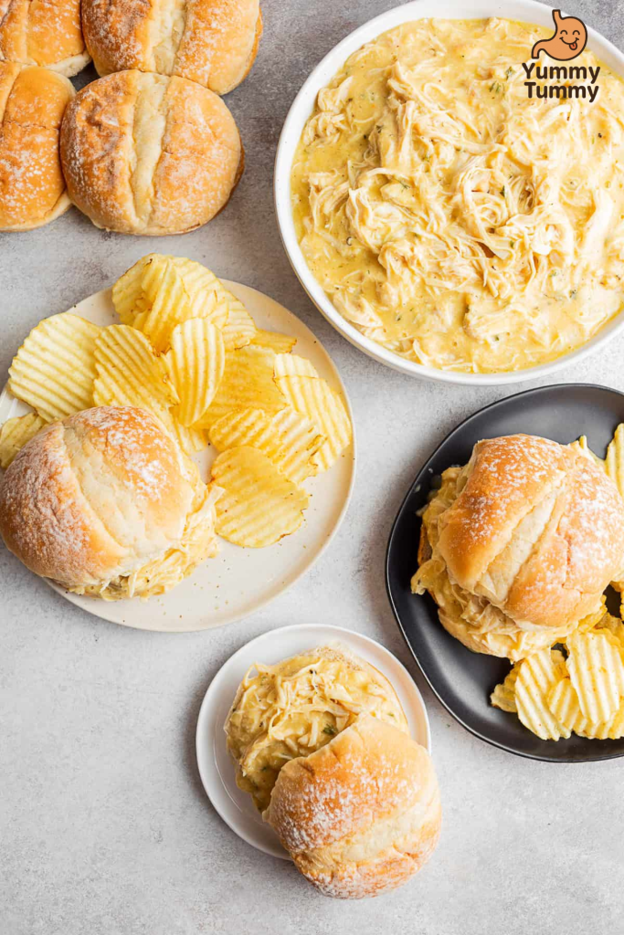 Shredded Chicken Sandwich Recipe 4 Shredded Chicken Sandwich Recipe