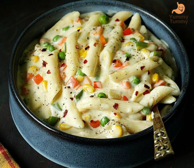 White Sauce Pasta Recipe 2 White Sauce Pasta Recipe