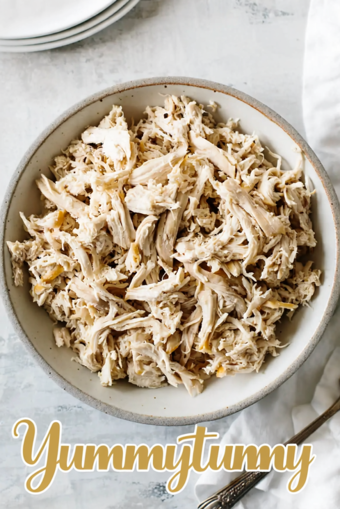 Easy Shredded Chicken Recipe 2 Shredded Chicken