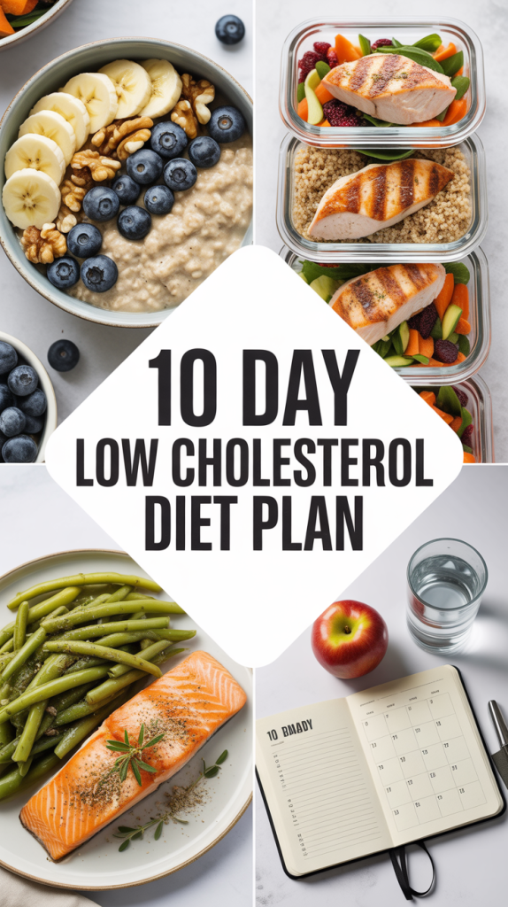 10 Day Low Cholesterol Diet Plan to Reset Your Health 2 10 Day Low Cholesterol Diet Plan to Reset Your Health