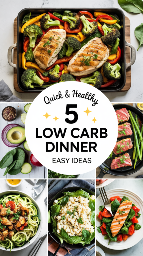5 Easy Low Carb Dinner Ideas for Busy Nights 2 Low Carb Dinner