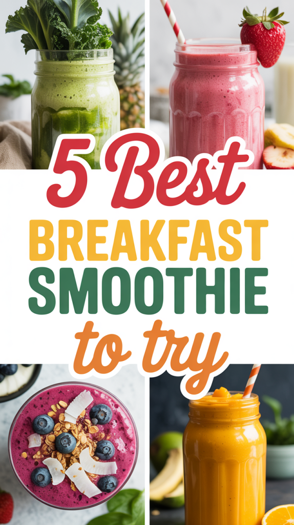 5 best breakfast smoothie to try 2 5 best breakfast smoothie to try