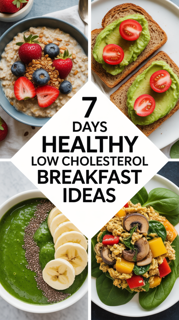 7 days healthy low cholesterol Breakfast ideas 2 7 days healthy low cholesterol Breakfast