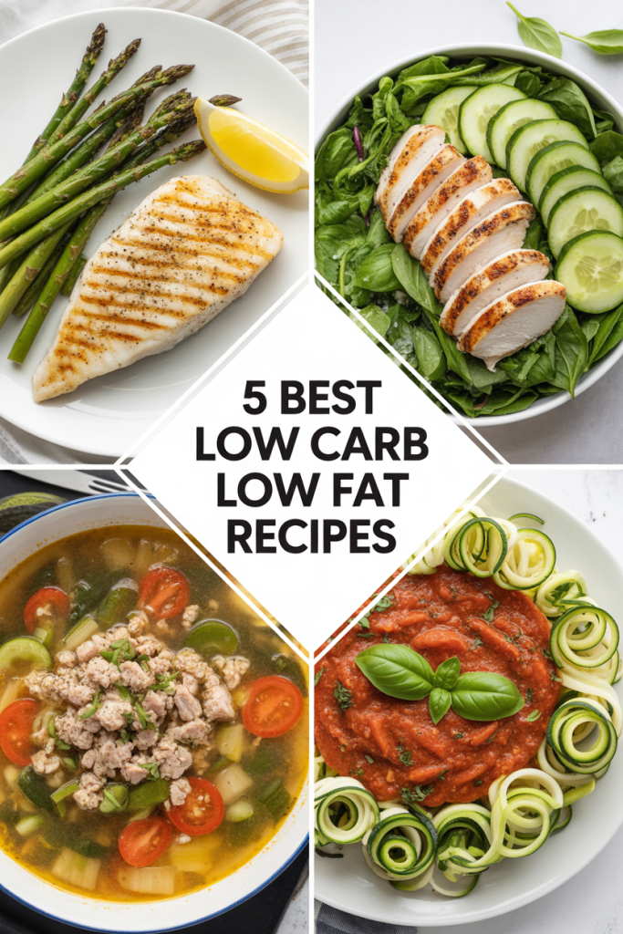 5 Best Low Carb Low Fat Recipes for Lean Eating 2 5 Best Low Carb Low Fat Recipes