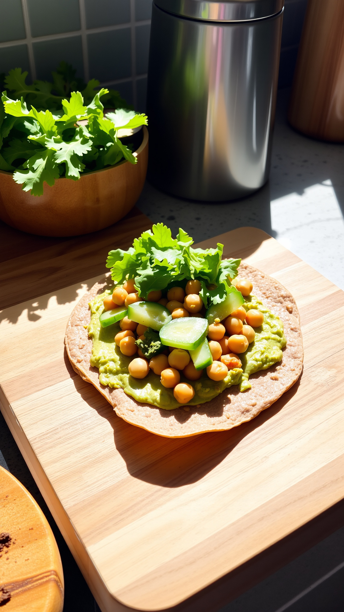 5 Quick and Easy Packed Lunch Ideas for Pregnancy (15-Minute Recipes) 3 1. Creamy Avocado & Chickpea Wrap