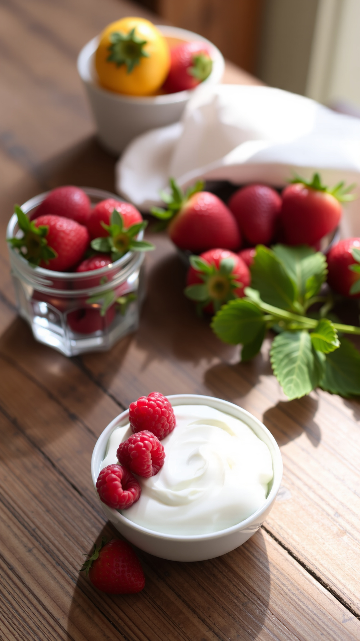 10 Healthy Snacks with Gestational Diabetes (Below 15g Carb) 3 1. Creamy Greek Yogurt with Berries