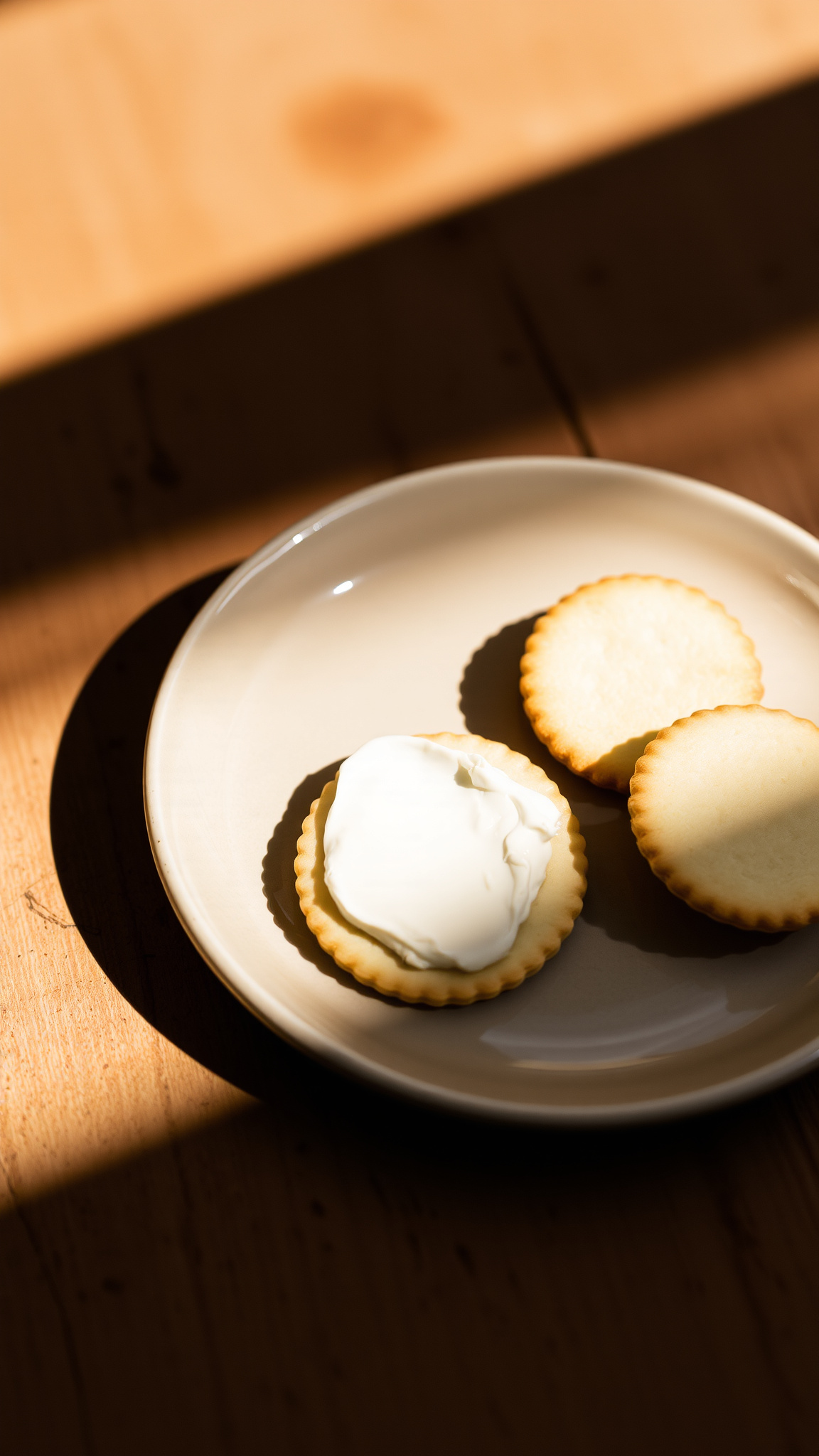 8 Easy Small Snacks for Pregnancy Nausea (That Works for Me!) 3 1. Plain Crackers with Light Cream Cheese