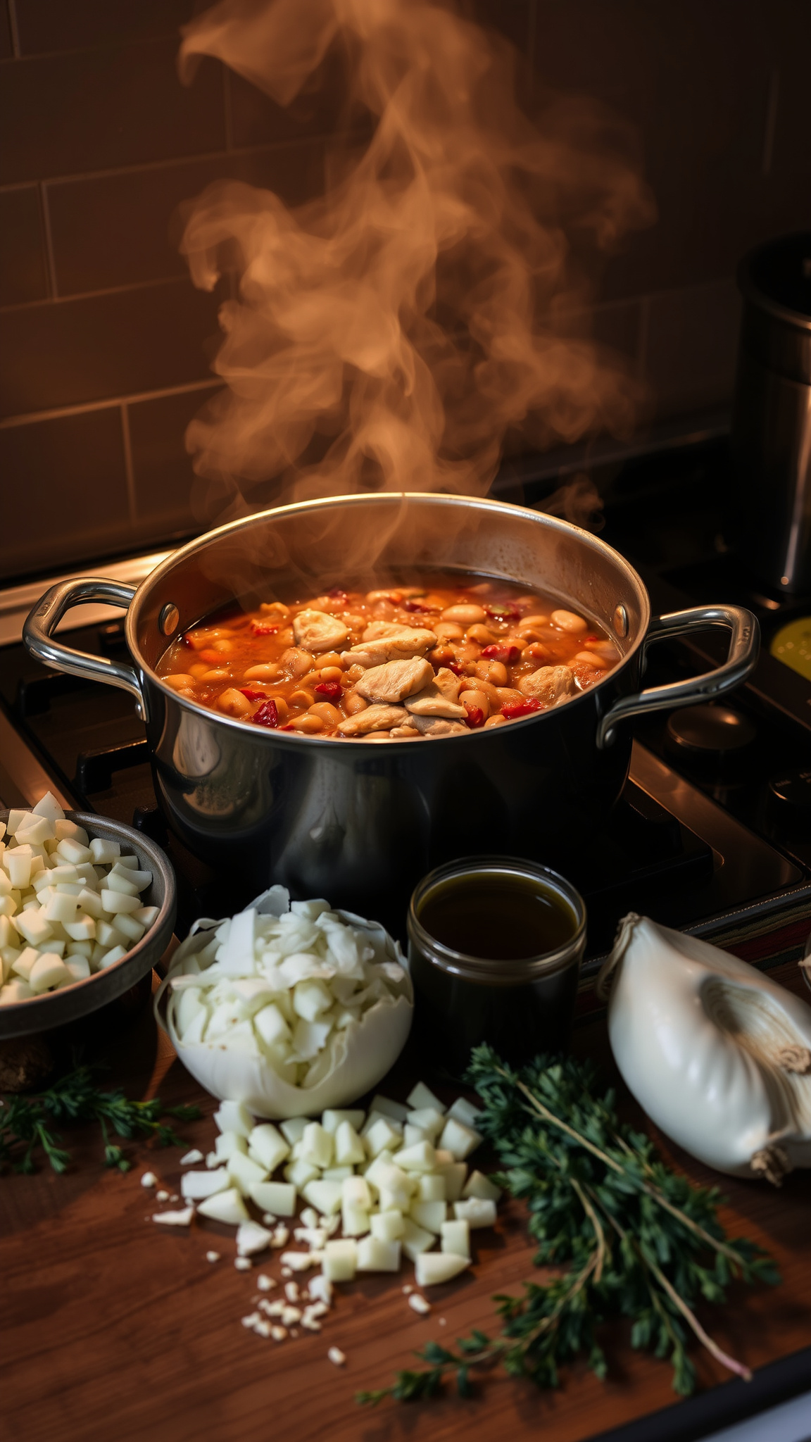 7 High Protein Fall Soup Recipes Anyone Can Make 4 1. Rustic Turkey and White Bean Chili