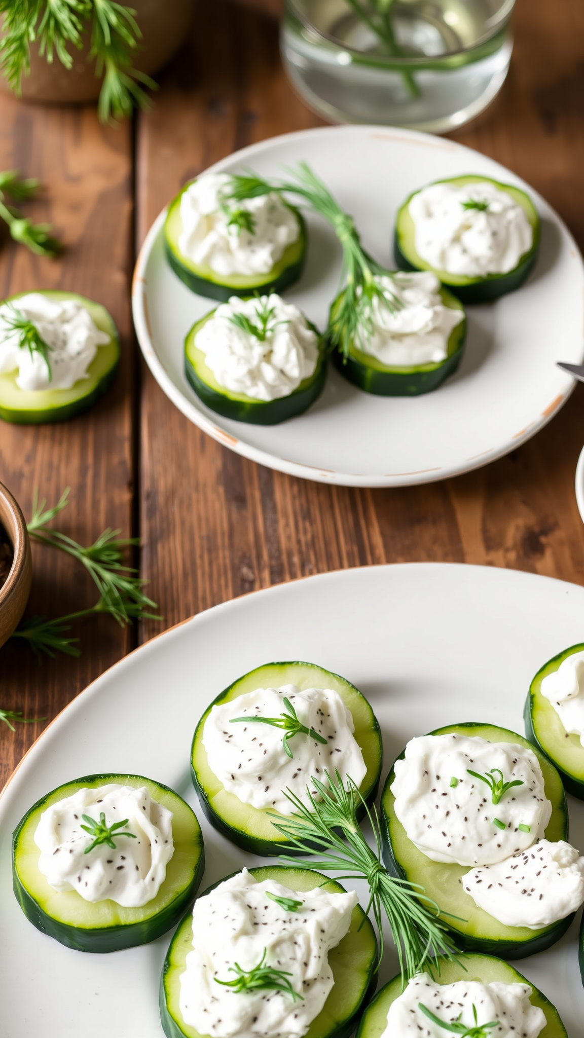 7 Easy, Low-Carb Homemade Snacks for Diabetics (Below 15g Carb) 4 2. Cool Cucumber Bites with Herbed Cream Cheese