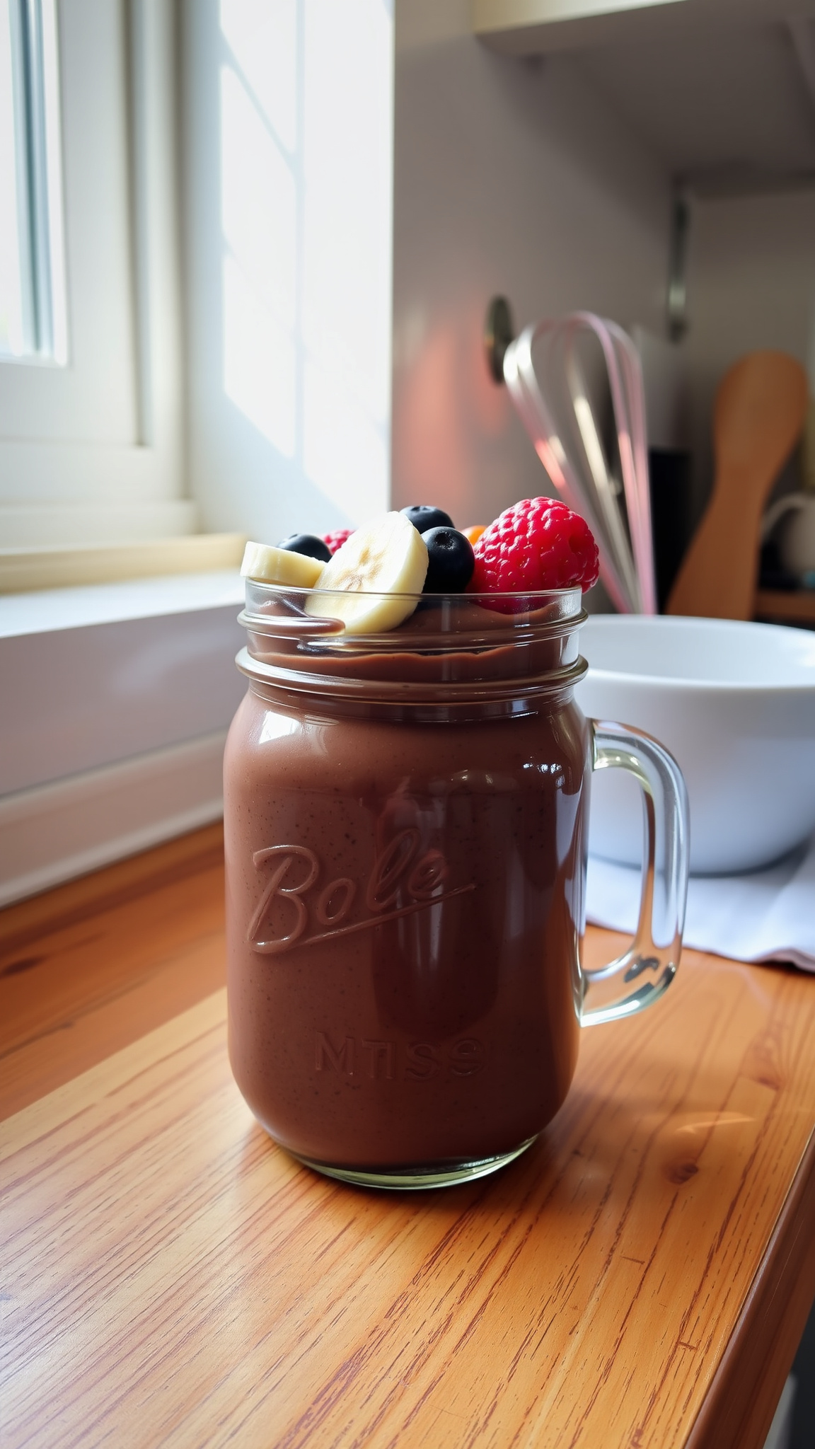 Super Easy 3-Ingredient Chocolate Protein Chia Seed Pudding 4 Step-by-Step Instructions