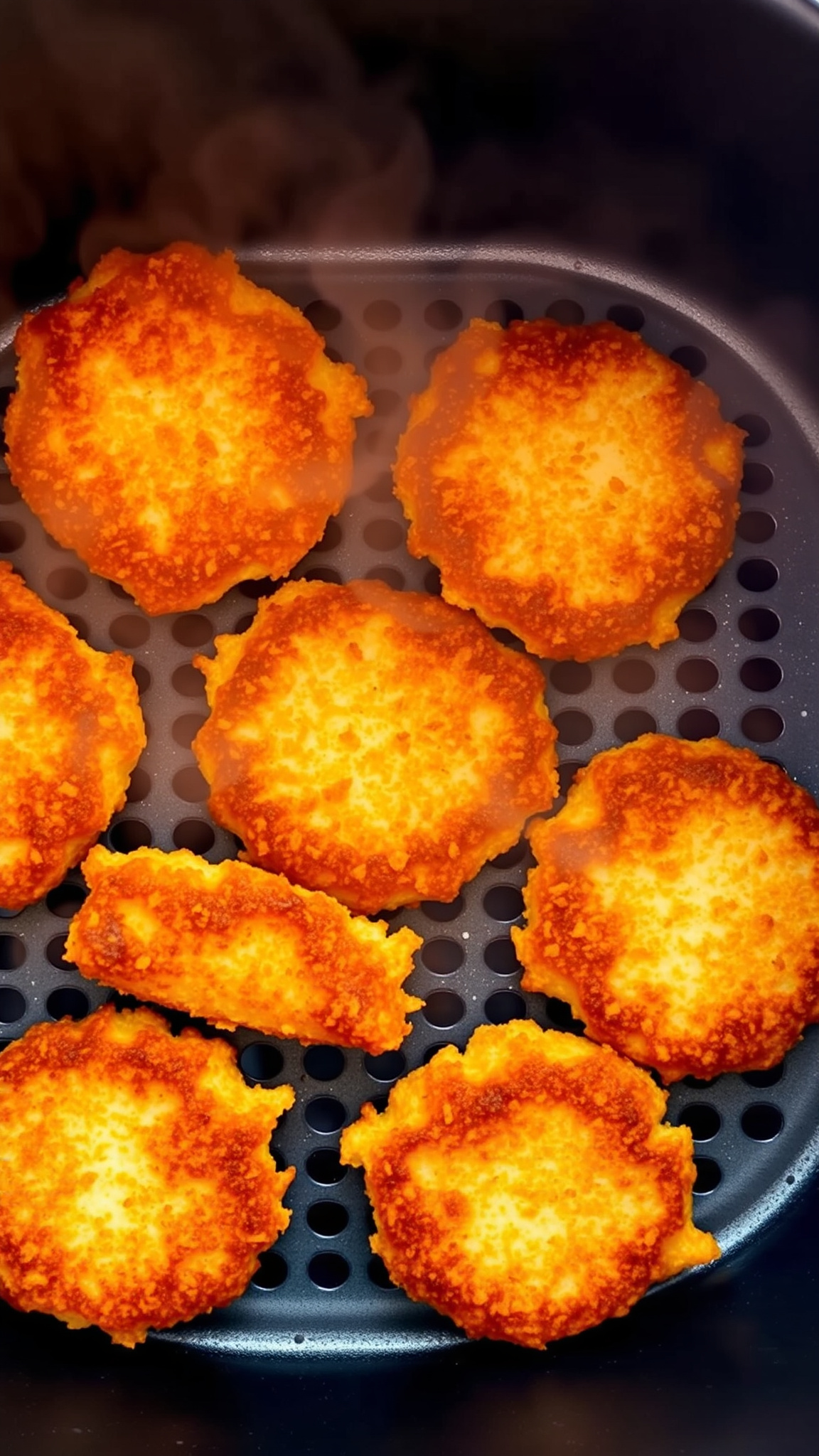 Crispiest Air Fryer Frozen Hash Brown Patties (12 Mins Only!) 4 Step-by-Step Instructions