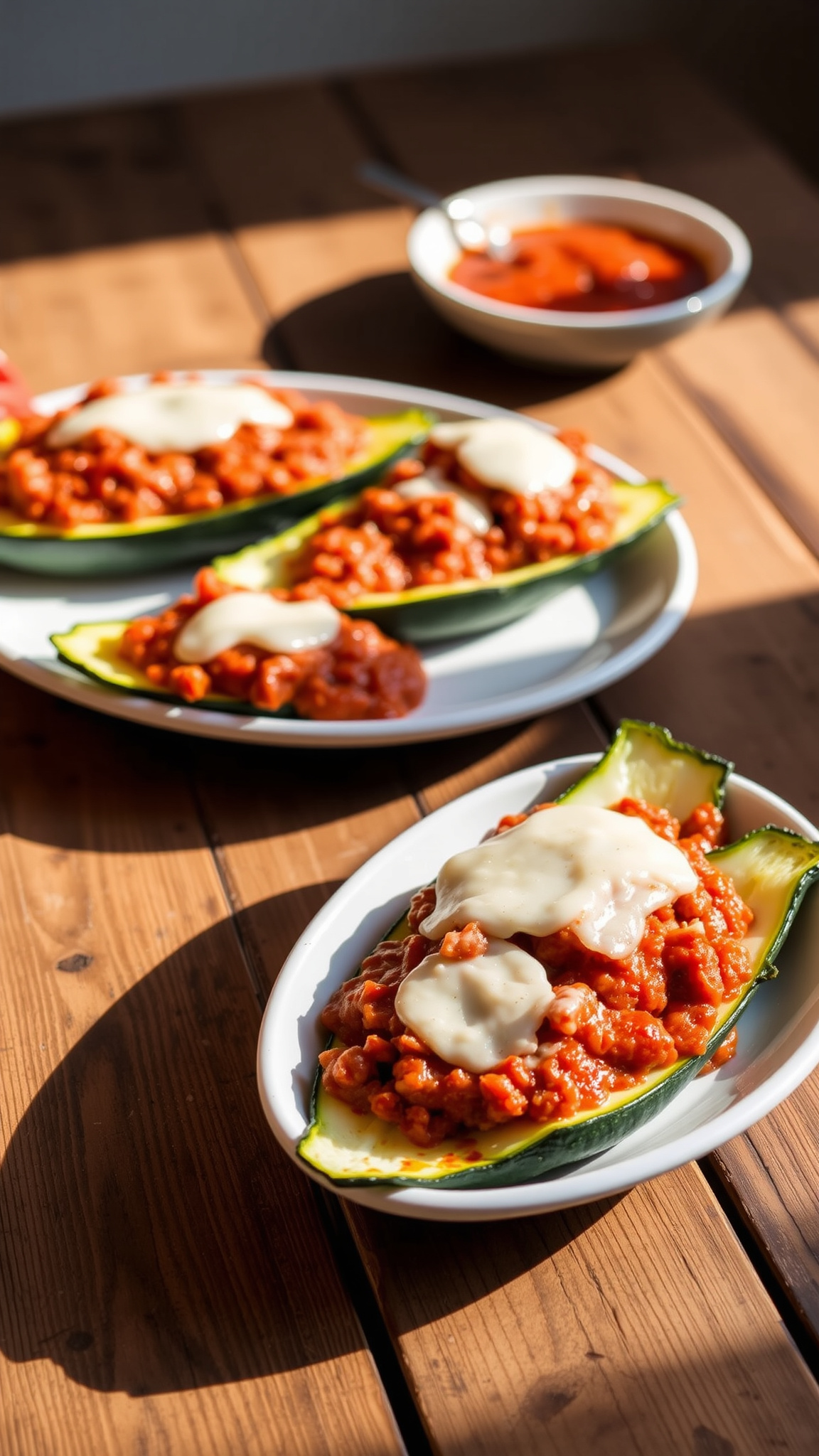 7 Low Carb Ground Beef Recipes That Actually Taste Good 3 2. Zucchini Boat Bolognese