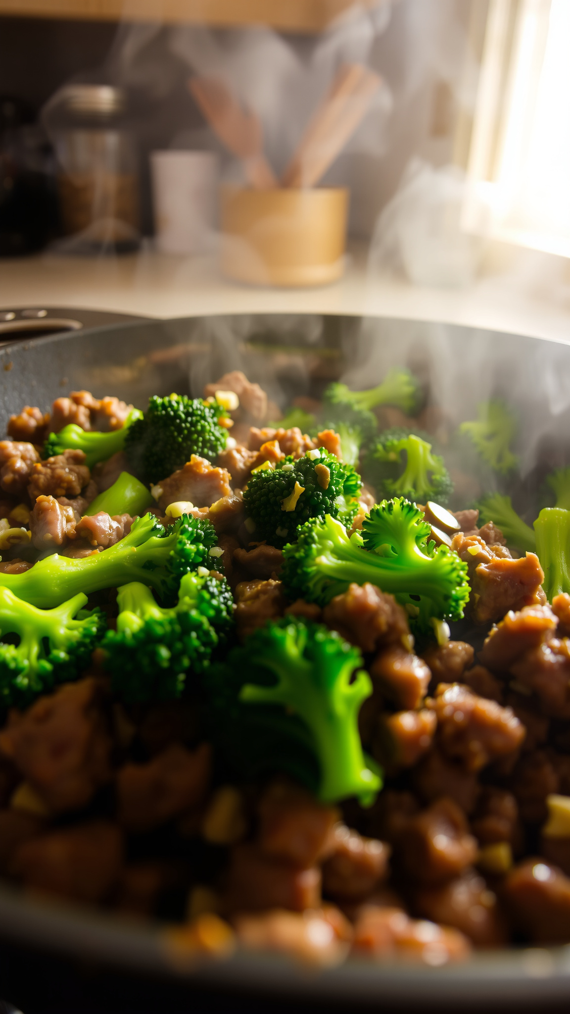 7 Low Carb Ground Beef Recipes That Actually Taste Good 4 3. Garlic Butter Beef and Broccoli