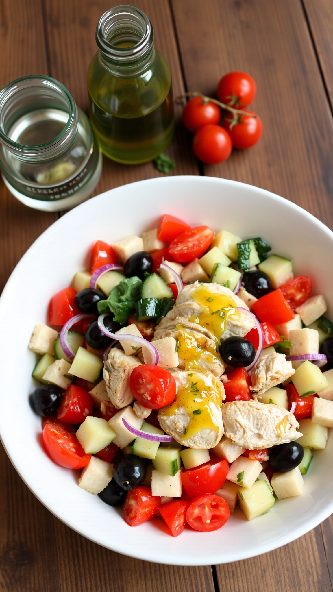 7 Heart-Healthy Chicken Recipes to Help Lower Cholesterol 5 3. Mediterranean Chicken and Cucumber Salad