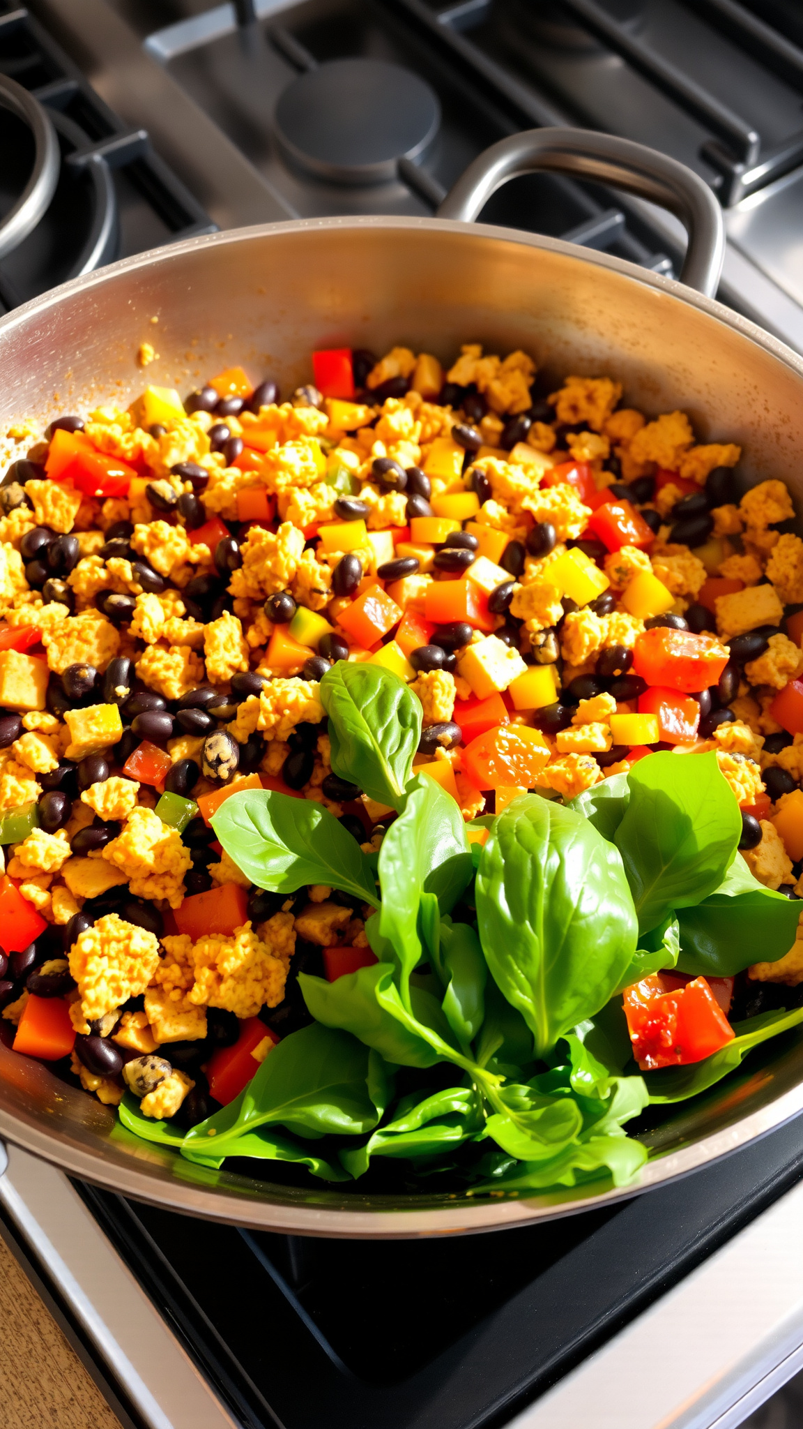 10 High Protein High Fiber Breakfast Recipes 5 3. Southwest Black Bean and Tofu Scramble