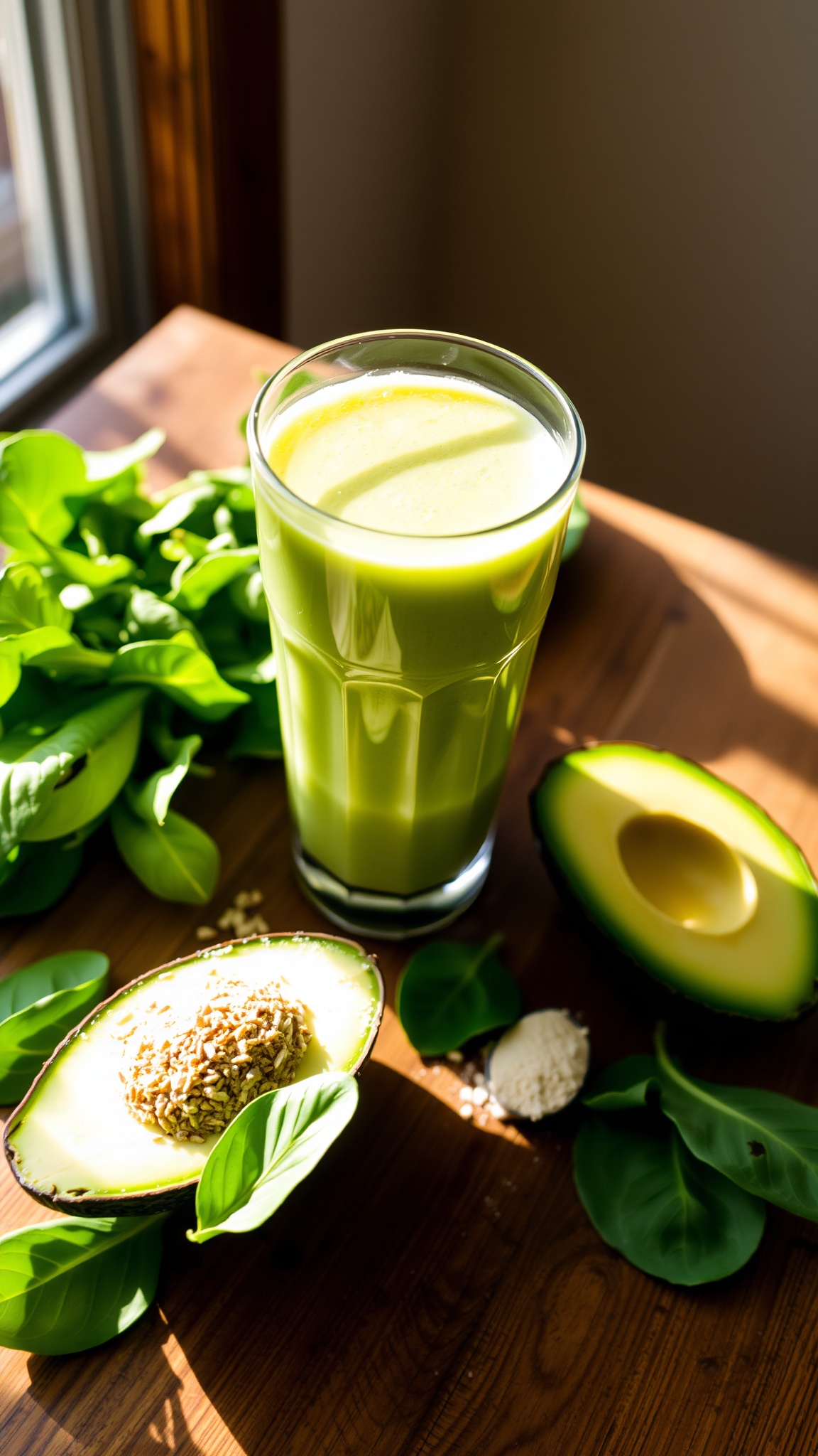 7 Days of Low Carb Breakfast Ideas: Easy, High-Protein Recipes 6 Day 4: Green Protein Power Smoothie