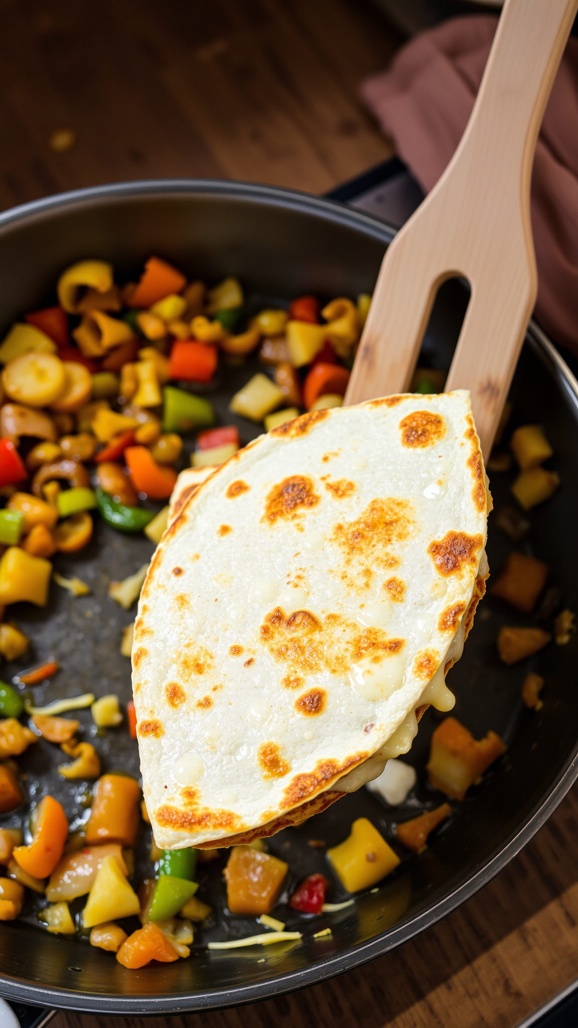 How to make Healthy Breakfast Quesadilla 4 Step-by-Step Cooking Instructions