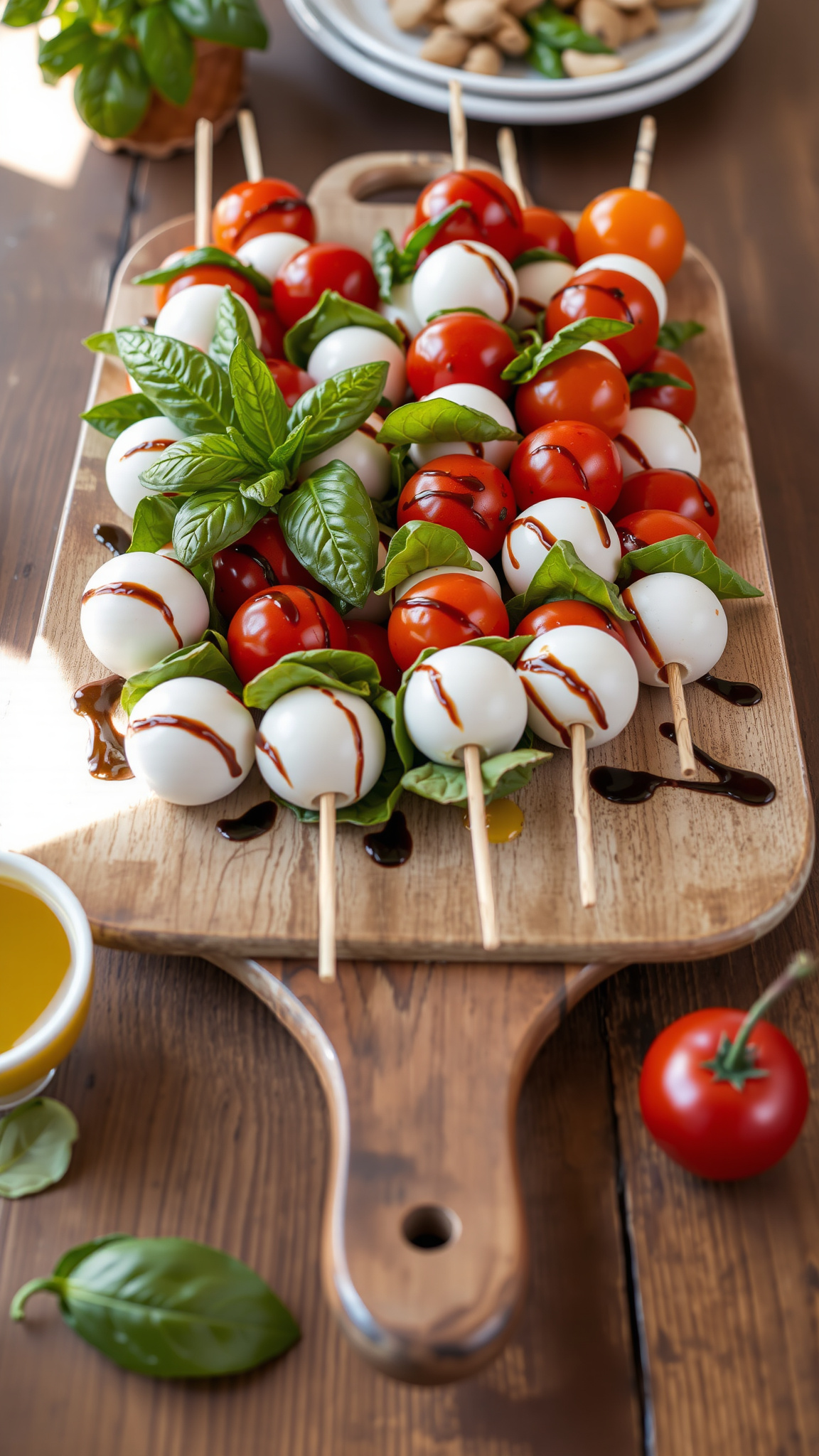 6 Best Gluten Free Appetizers for Your Next Party 3 1. Caprese Salad Skewers with Balsamic Glaze