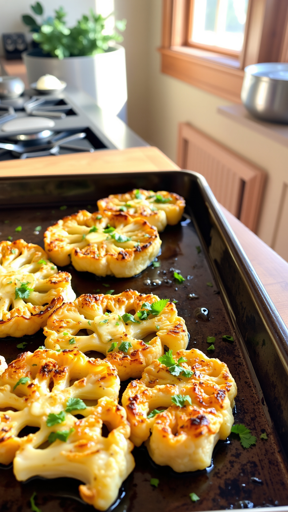 7 Delicious Low Carb Vegetable Recipes That Won't Leave You Hungry 3 1. Garlic Butter Roasted Cauliflower Steaks