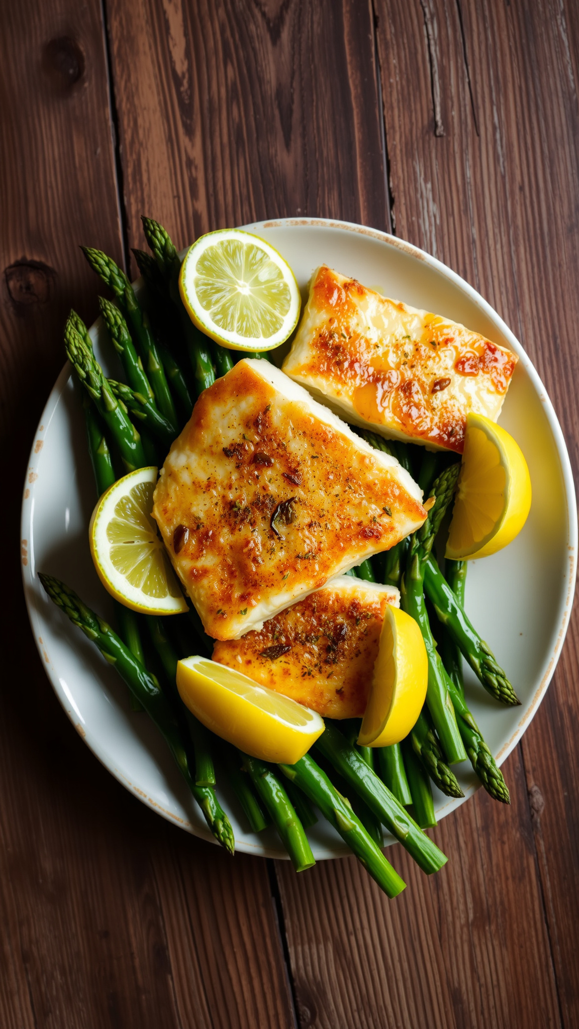 5 Best Low Carb Low Fat Recipes for Lean Eating 3 1. Lemon Garlic Baked Cod with Asparagus