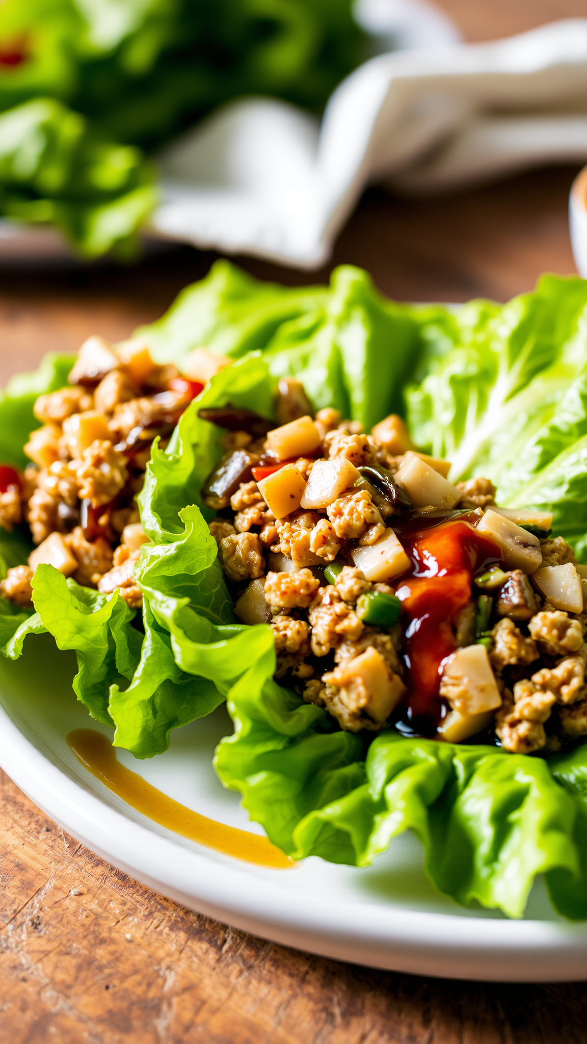 5 Best Low Carb Low Fat Recipes for Lean Eating 5 3. Asian-Style Turkey Lettuce Wraps