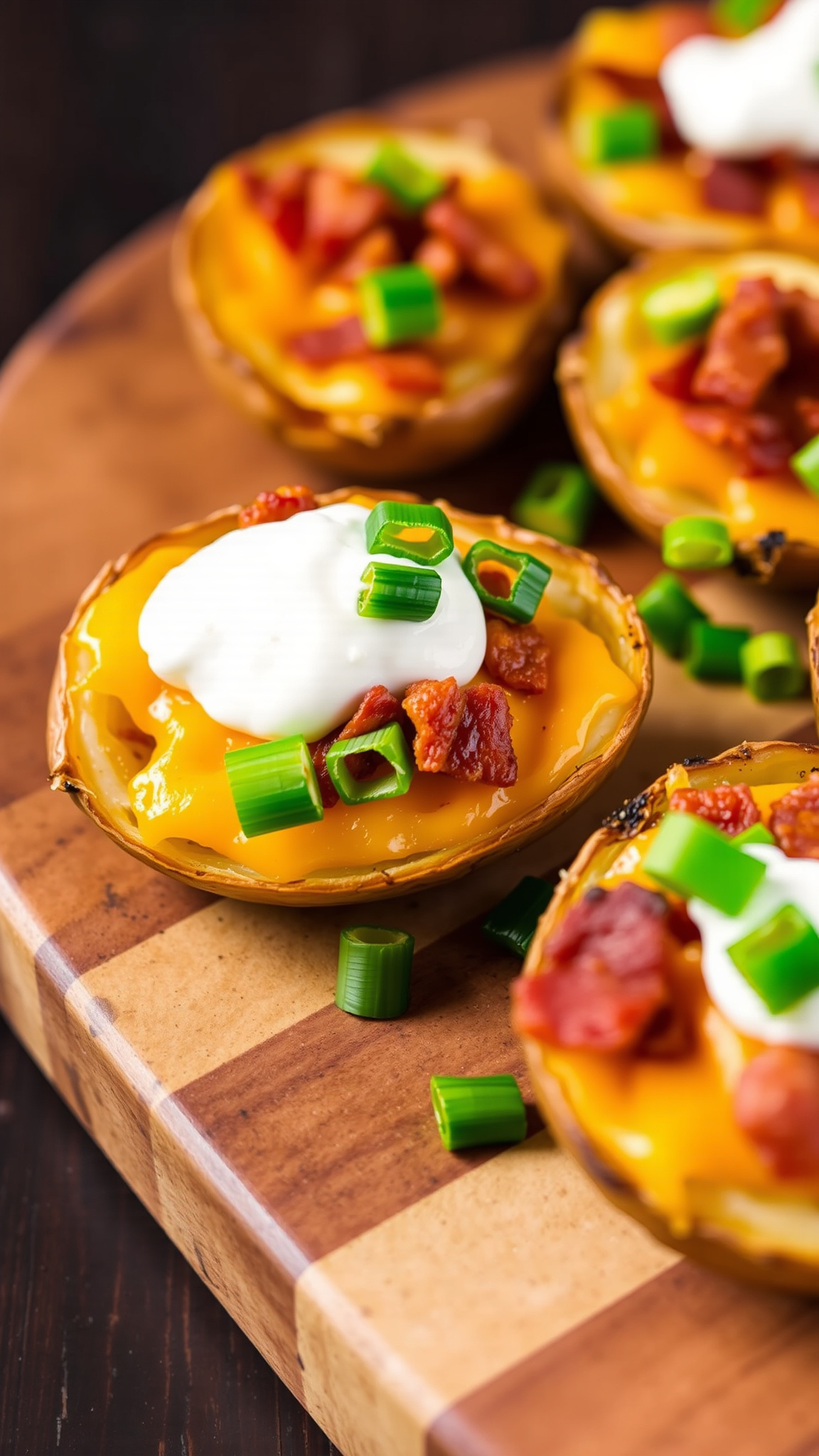 6 Best Gluten Free Appetizers for Your Next Party 5 3. Crispy Loaded Mini Potato Skins
