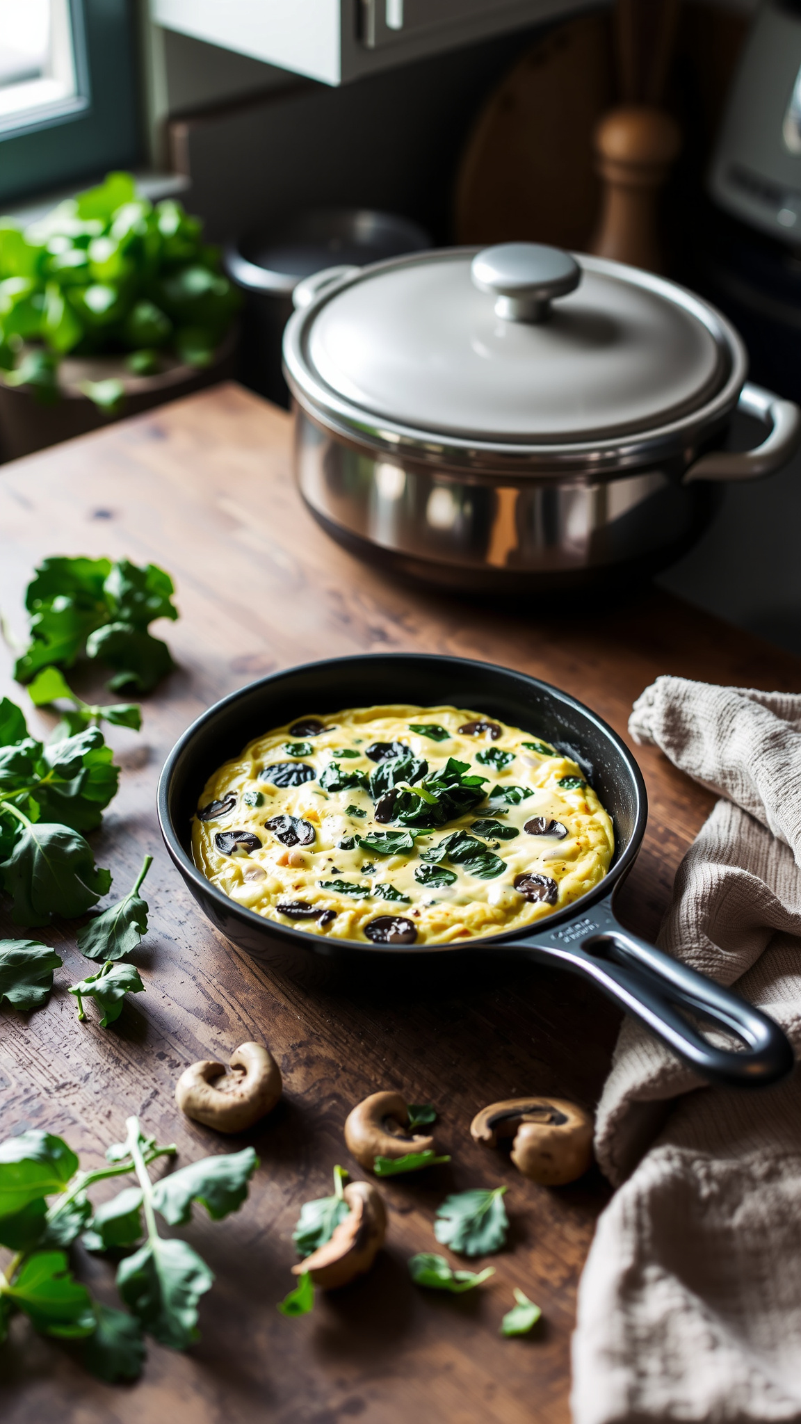 5 Best Low Carb Low Fat Recipes for Lean Eating 6 4. Spinach and Mushroom Egg White Frittata