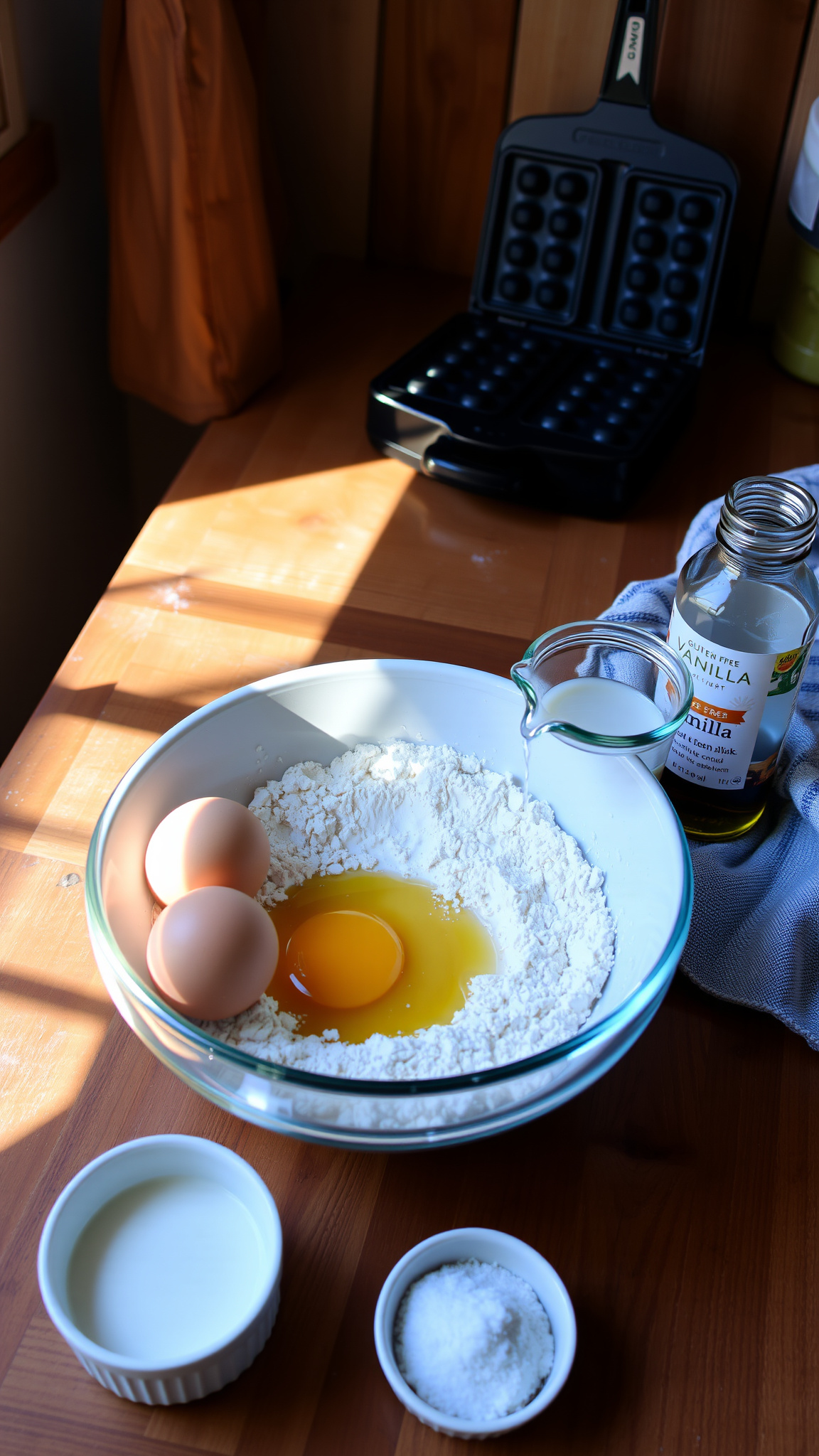 Gluten-Free Waffles Recipe 3 Ingredients List