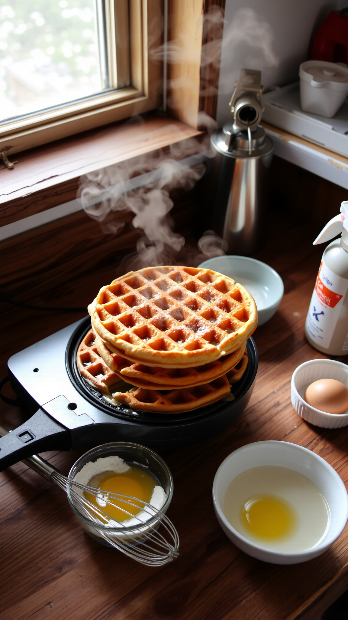 Gluten-Free Waffles Recipe 4 Step-by-Step Instructions