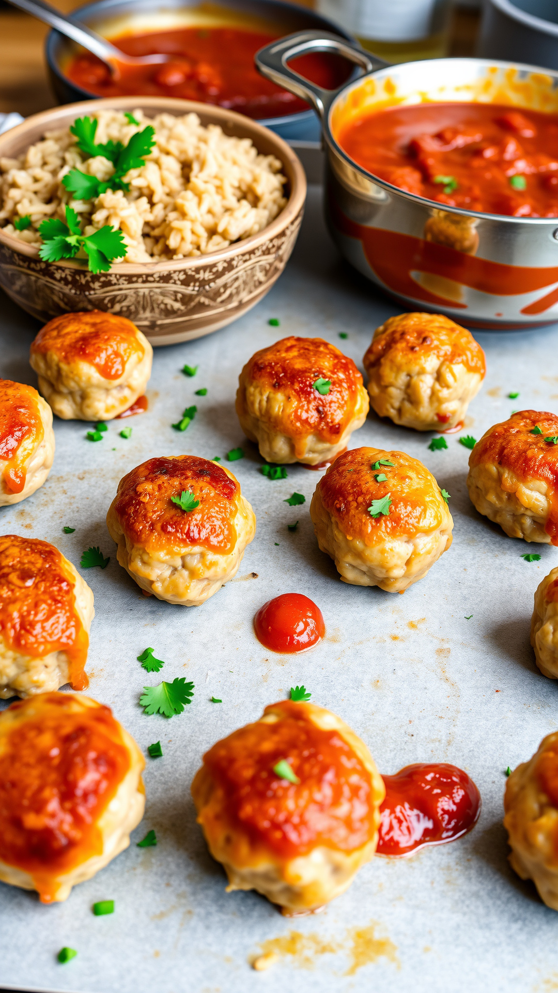 4 Quick Mediterranean Meal Prep Ideas 4 3. Mediterranean Turkey Meatballs with Brown Rice