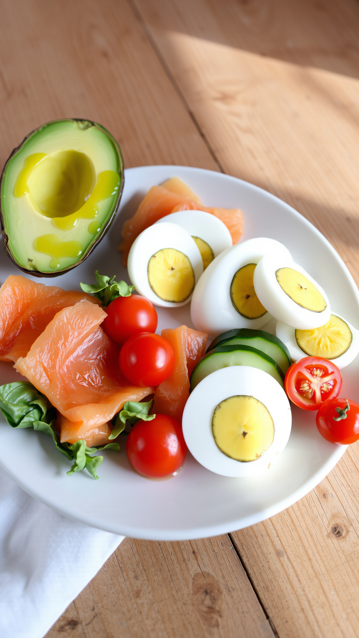 4 Low-Sugar Breakfasts That Won't Spike Blood Sugar 5 Recipe 3: Avocado and Smoked Salmon Plate